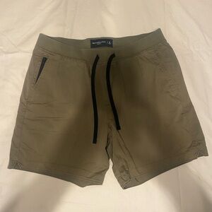 Abercrombie Shorts - Stretch - Medium - Army Green